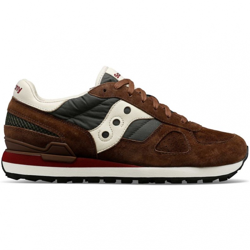 Trampki Saucony Shadow Original Premium Męskie Brązowe | PL-CLABS