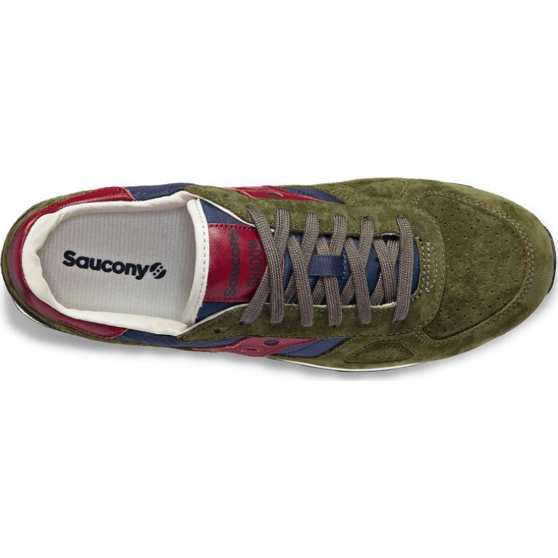 Trampki Saucony Shadow Original Premium Damskie Oliwkowe Granatowe | PL-MITRP