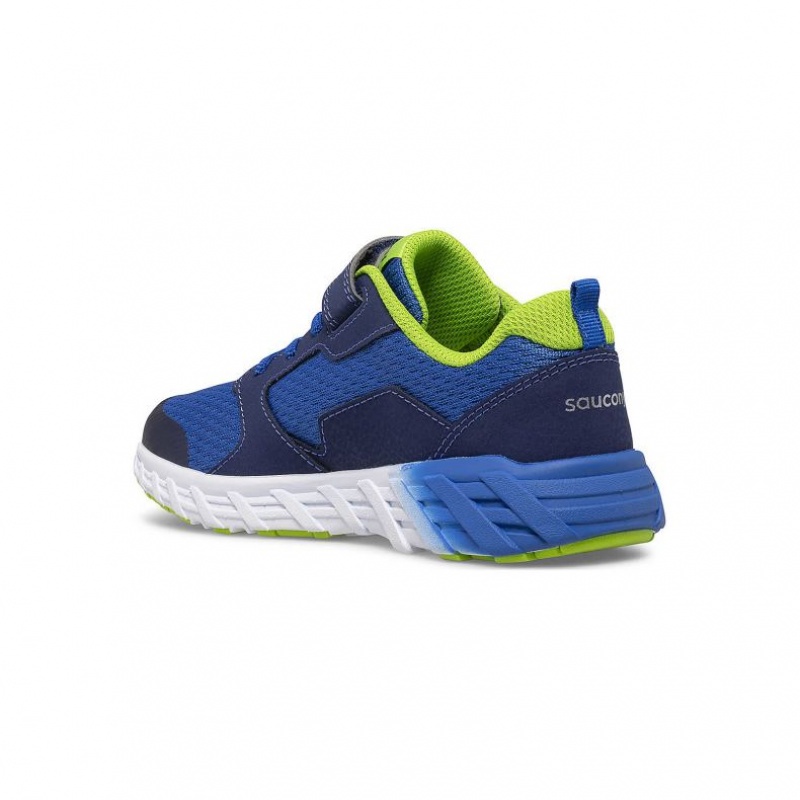 Trampki Saucony Wind 2.0 A/C Duże Dziecko Niebieskie | POLSKA-IVXPU