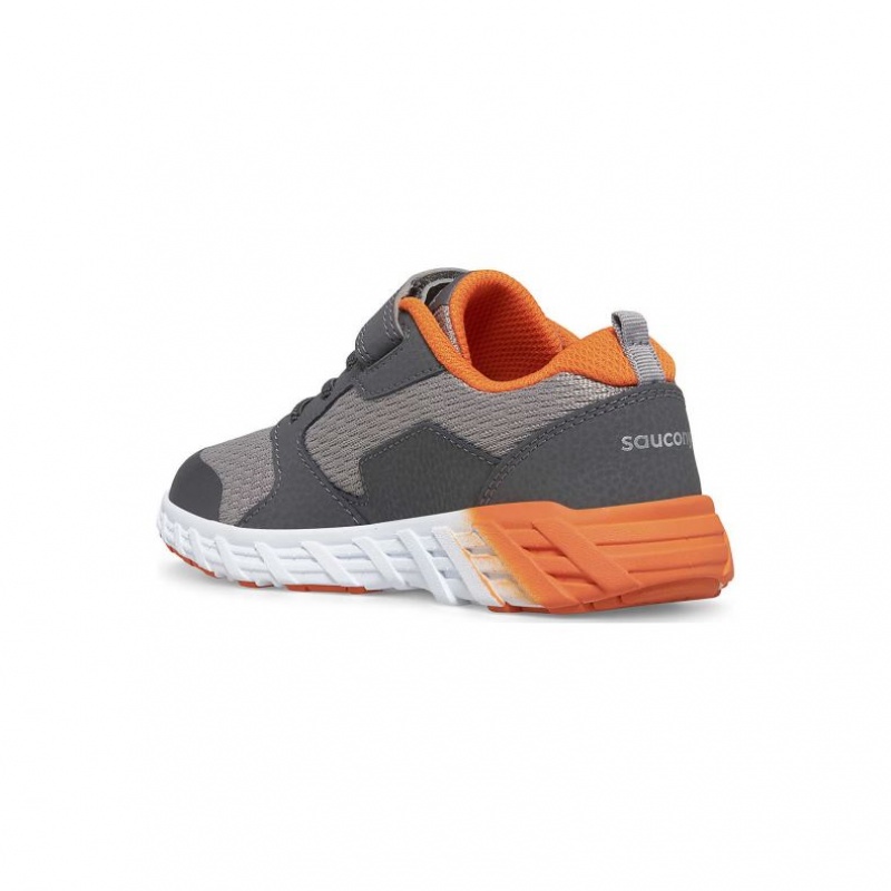 Trampki Saucony Wind 2.0 A/C Duże Dziecko Szare | PL-OVHQA