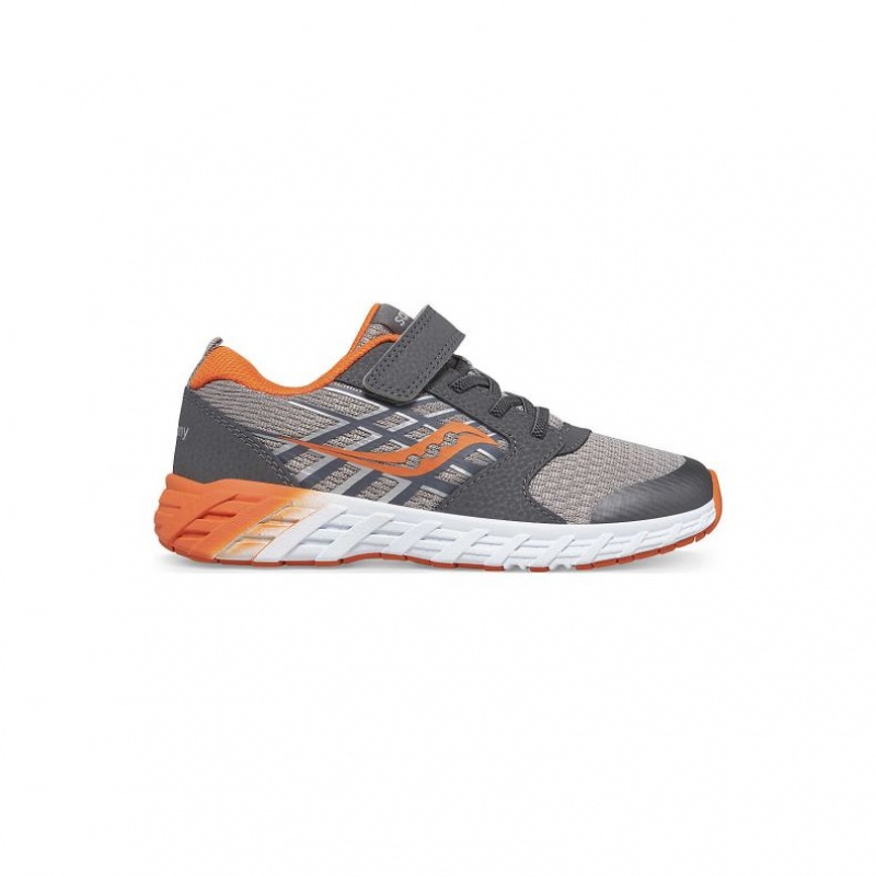 Trampki Saucony Wind 2.0 A/C Duże Dziecko Szare | PL-OVHQA